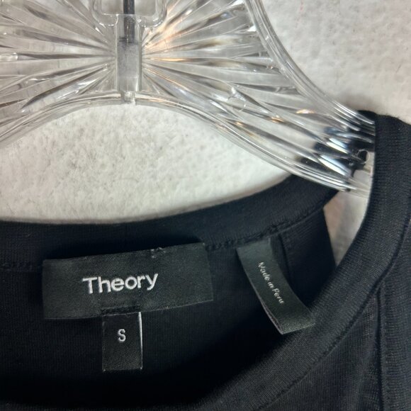 Theory Womens Sonaki Rubric Black Maxi Dress Small atmos light capsule minimal - Picture 3 of 10